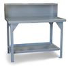 Strong Hold - T6036RS - Industrial Shop Table with Riser Shelf