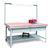 Strong Hold - T7236-FL-2DB-MT - Industrial Shop Table with Maple Top and Overhead Light