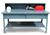 Strong Hold - T7236-RS-2DB - Industrial Shop Table with 2 Drawers and Riser Shelf