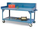Strong Hold - T7236SG-CA - Mobile Shop Table with Side Guards