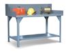 Strong Hold - T9636SG - Industrial Shop Table with Side Guards