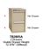 TB2805A - Vidmar Desk Height Technical Bench Cabinet