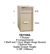 TB3104A - Vidmar Table Height Technical Bench Cabinet