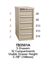 TB3501A - Vidmar Bench Height Technical Bench Cabinet