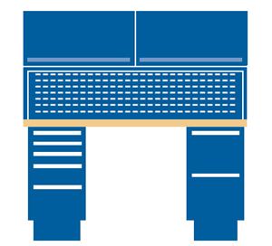 TB3503-PLB6030 - Lista Techbench Combination