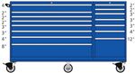 TSDWMP900-1503-M Lista 900 two bay mobile toolbox