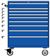 TSHS1050-0907-M Lista 1050 single bank mobile toolbox