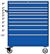 TSMS1225-1028-M Lista 1225 single bank mobile toolbox