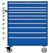 TSMW1225-1026-M Lista 1225 single bank mobile toolbox