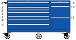 TSMWMP750-1001-M Lista 750 two bay mobile toolbox