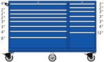 TSMWMP900-1502-M Lista 900 two bay mobile toolbox