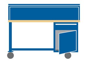 WB2302-LTS7230 - Lista Mobile Workbench Combination
